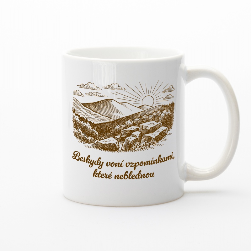 Keramický hrnek Beskydy – vzpomínky, které neblednou | Beeskyd